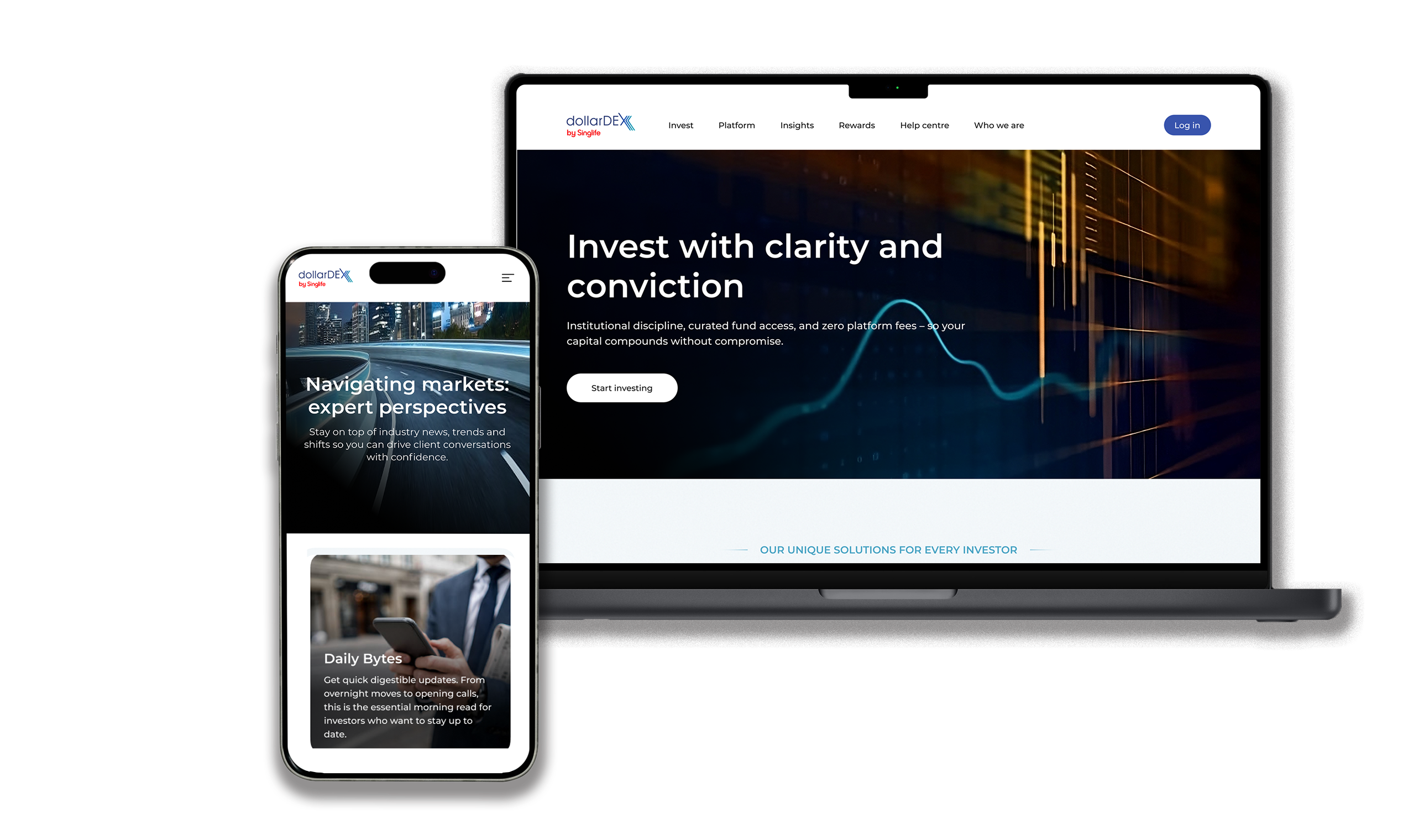 Modern Website Interface